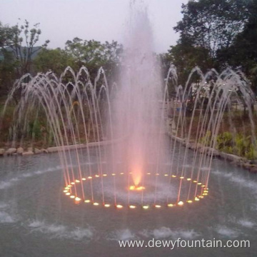 Hotel outdoor garden fountain dancing for home